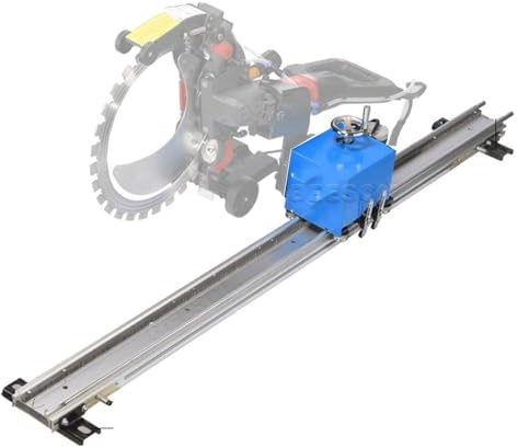 BEESOM Circular Saw Track Guide,Ring Concrete Cutter Saw Guide,150W Linear Rail,One-Button Lifting Wall Bracket Rotating Rocker,Track-Fixed Rail,for Reinforced Concrete Floors Brick Walls 2.5