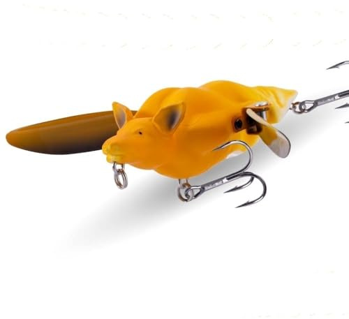 Cebo Tipo lápiz Artificial de murciélago 3D, 95mm, 28g, Superficie Flotante, señuelo de Pesca Wobbler for Aparejos de lubina(005)