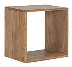 Woodkings® Wandregal Auckland Cube aus massiv Holz, Würfel, Holzmöbel, Regalsystem, Wohnwand Modul, Holzregal, Wanddekoration Holz Regal (Holz - Akazie)