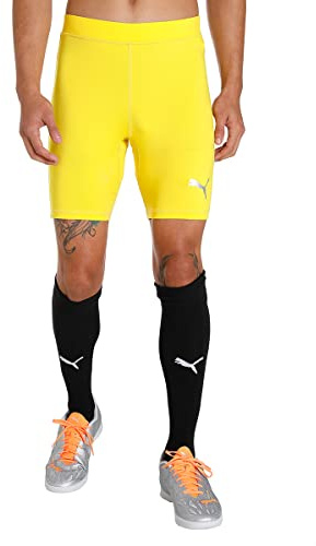 PUMA LIGA Baselayer Short Tight, Collant Uomo, Cyber Yellow, L