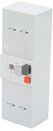 Broco Disjoncteur Bipolaire 2P 30-60A – 8kA 220V, 6kA 240V Protection contre surcharge et court-circuit, Montage sur rail DIN Pour circuits monophasés 50/60Hz, Interrupteur de protection électrique