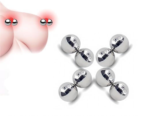 Morsetti Del Capezzolo Del Metallo 8 Pezzi Con i Capezzoli Di Aspirazione Morsetti Erotici Del Capezzolo Anello Del Morsetti Del Clitoride Gioielli Del Piercing Falso Capezzolo Per Gli Uomini Donne