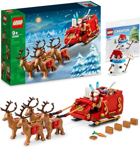 Lego 40499 - Luge du Père-Noël - Kit festif pour votre village de Noël avec cadeau en polybag