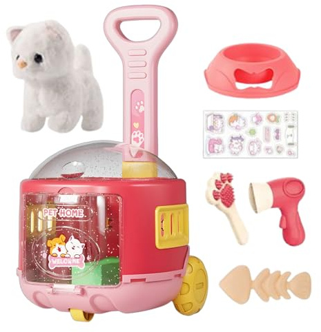 Jouet pour animaux de compagnie en peluche électronique, action de discussion réaliste, 1 set, figure en peluche interactive, jeu éducatif Animal, style de mouvement de marche, pour les garçons de béb