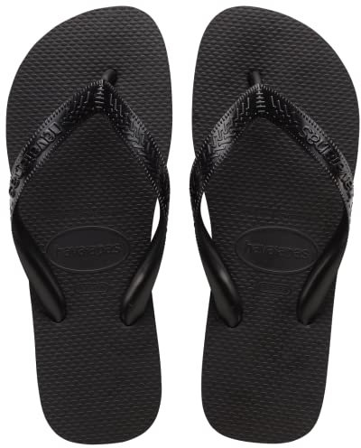 Havaianas Unisex Adults' Flip Flops Black (Black 0090) - 5 UK