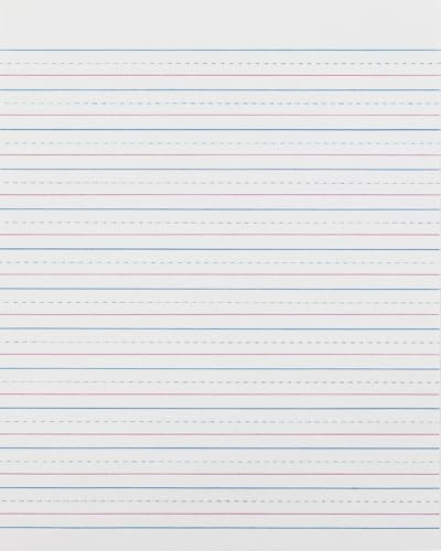 Zaner-Bloser Broken Midline Sulphite Paper, 500 Sheet, Ruled, 10.50-inch x 8-inch, 500/Pack, White PaperPACZP2413