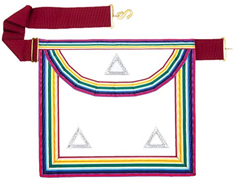 Grembiule massonico Royal Ark Mariner WCN/PCN Pelle di agnello Taglia unica