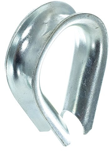 Golberg Wire Rope Thimbles - Zinc Plated - (2 Pack, 3/4-Inch)