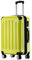 BEIBYE Zwillingsrollen 2048 Hartschale Trolley Koffer Reisekoffer in M-L-XL-Set in 15 Farben (Grün, XL)