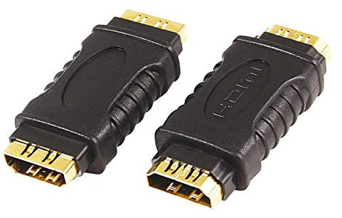 PremiumCord Kphdma-23 - Adattatore HDMI A a HDMI A, Femmina a Femmina, per Full HD 1080p, 3D, Colore Nero, Placcato Oro