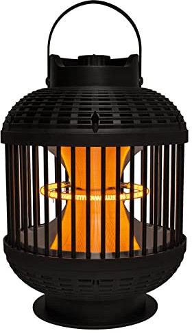 Mi-Heat 1200W al aire libre linterna de infrarrojos Roma, calentador de mesa, calentador de patio, 360 ° de radiación de calor