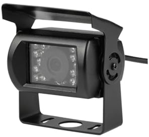 Caméra Recul HD Caméra Recul pour Véhicule pour Camion/pour Remorque/pour Camionnette/pour Camping-Car pour Caméra Recul Robuste 18 LED IR Nuit pour Vision Étanche Système D'aide Stationnement