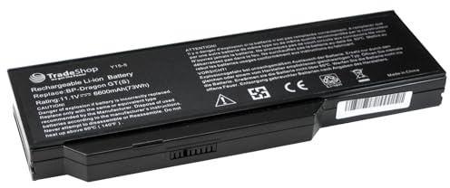 Hochleistungs Notebook Akku 6600mAh für Medion MIM2070 MIM2240 MIM2270 MIM2280 MIM-2070 MIM-2240 MIM-2270 MIM-2280 Akoya P7610 P8612 P8610 P8614 P8611 E8410 X8610 P-7610 P-8612 P-8610 P-8614 P-8611