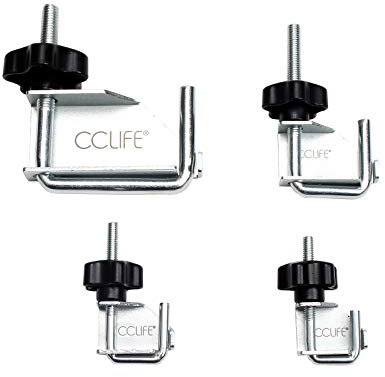 CCLIFE 4-pièces de Pinces de serrage pour flexibles ixés - ensemble d'outils de voiture pince tuyaux 10 15 25 45 mm