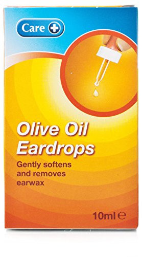 Care Extra Virgin Olive Oil Ear Drops for Ear Wax Removal, Gently Softens & Removes Earwax, Easy Dropper Application, 10ml
