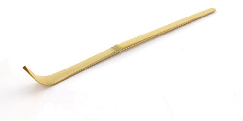 BambooMN Chashaku Matcha Tea Scoop Spoon Organic Bamboo Ceremonial Tea Utensil - Natural - 10 Pieces