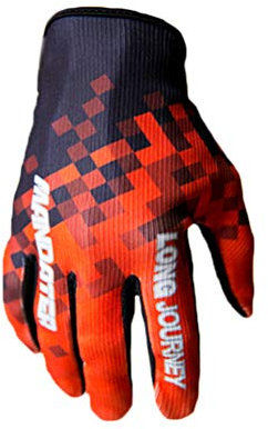 ShallGood Windundurchlässiger Wasserdichter Touchscreen Outdoor Sport Handschuhe Für Damen Herren Finger Schutz-Motorrad Reithandschuhe Rockstar Kletterhandschuhe Z1 Rot XL