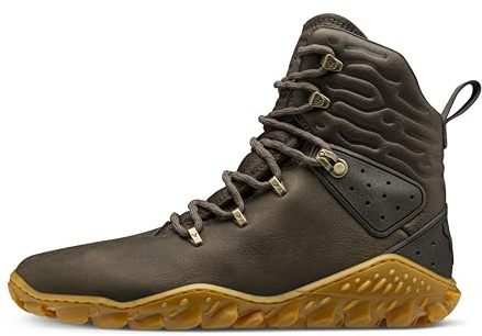 VIVOBAREFOOT Tracker Forest ESC, Womens Leather And Wool Hiking Trainers With Barefoot Sole