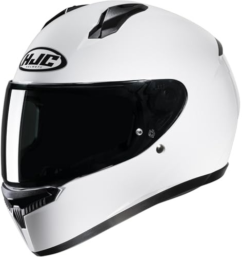 HJC, Casco Moto Integral C10 Pearl White, M
