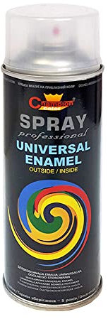 Spray Paint, Universal, Multi-Purpose, Fast Dry for DIY, Hobby, Crafts, Art, Wood, Metal, Ceramics - Clear Varnish Glossy