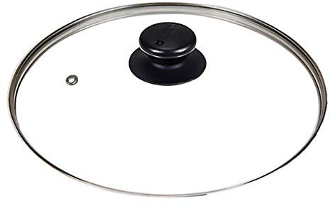 Pannlock Byte av pannlock Transparent glaskastrulllock för att passa alla sås- och stekersättningslock (30 cm)