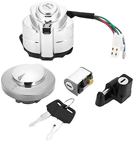 Clausor Shadow Y Tapon, Ignition Switch Gas Helmet Steering Lock Key for VT600 Shadow 400 750 Locks and Accessories