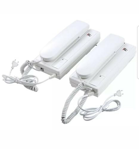 Interfono a parete 2 unità interne con cornetta casa ufficio negozio 220 volt