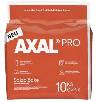 AXAL PRO Block 4 x 2,5 kg Salzblöcke nach DIN EN 973 Typ A Regeneriersalz