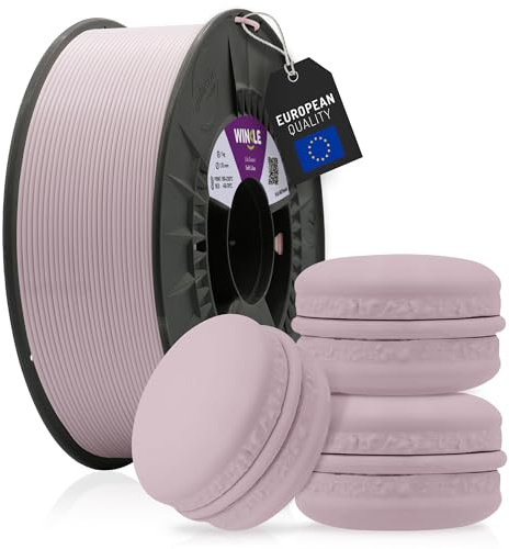 WINKLE Filamento PLA HD Pastello 1.75mm Lilla Tenue, Bobina da 300g, Filamento per Stampante 3D FDM, Precisione Dimensionale +/- 0.05mm, Materiale Biodegradabile Facile da Stampare
