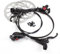Clarks M2 Hydraulic Brake Set, Black, 180 mm Front and 160 mm Rear Rotor