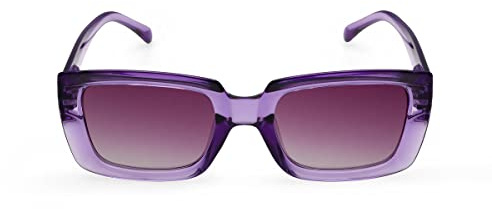 Contacta, Dafne, Occhiali da Sole da Donna con Lenti Polarizzate, Montatura Lucida e Semitrasparente, Visione Nitida, Confezione con Sacchetto Portaocchiali, 24g