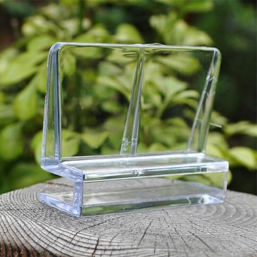 16 soportes de cubierta de acuario, clips de 6 a 10 mm, clips acrílicos para cubierta de vidrio de acuario, soporte transparente para tapa de tanque de peces (8 mm)