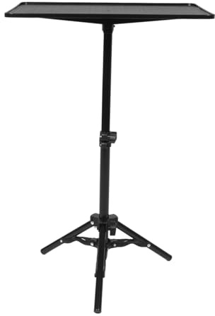 TOGEVAL Treppiede Regolabile per Proiettore con Ripiano da Pavimento Supporto per Videoproiettore Treppiede per Proiettore Domestico Accessori
