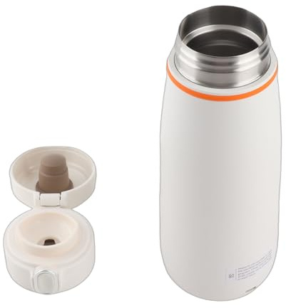 Eminchu Bollitore Elettrico da Viaggio Portatile USB, Caldaia Ad Acqua PCTG in Acciaio Inossidabile 316, Bollitore Riscaldante Senza Fili da 350 Ml, Ideale per Campeggio, Escursionismo, Ufficio e Casa