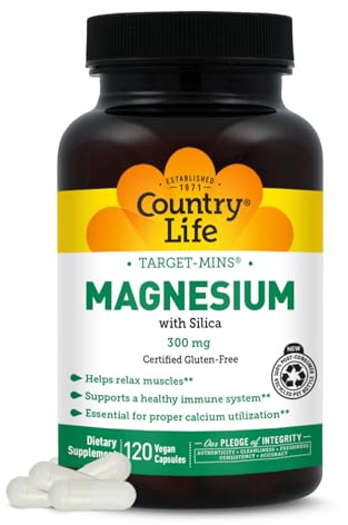 Target-Mins Magnesium with Silica 300 mg 120 Vegetarian Capsules