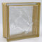 Fuchs Design 6 Stück Glassteine BM Glassteine Wolke Reflex Gold Glasstein glänzend 19x19x8 cm