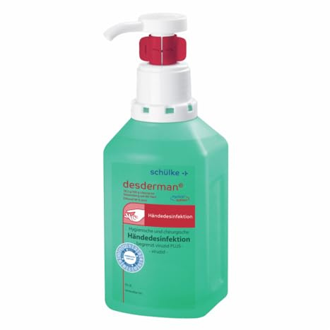 5x 500 ml Schülke Desderman Hyclick Händedesinfektionsmittel Desinfektionsmittel