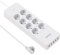 Regletas Enchufes 8 Tomas, NTONPOWER Alargador Enchufe Pared, Enchufe Multiple con 5 Cargador USB, Regleta con Interruptor y Protección de Seguridad Infantil, Protector Sobretension de 1700 Jouiles