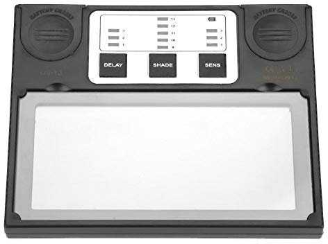 Lentille d'obscurcissement automatique de masque de soudure, lentille de casque de soudure de panneau solaire, 110 * 90mm