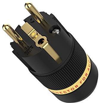 Tertullus HiFi Schukostecker HiFi Netzstecker Für netzkabel VE501G