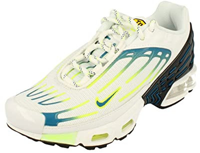 Nike Air Max Plus III GS Trainers DV7138 Sneakers Schuhe (UK 5 US 5.5Y EU 38, White Marina Volt Black 100)