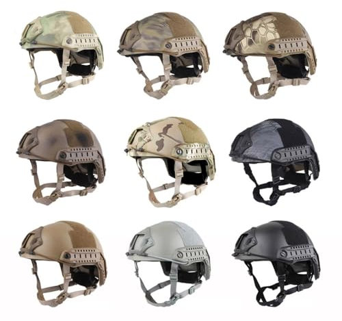 Elite Tribe Schneller Helm MH Typ Militär Airsoft Helm (Wolf Gray)