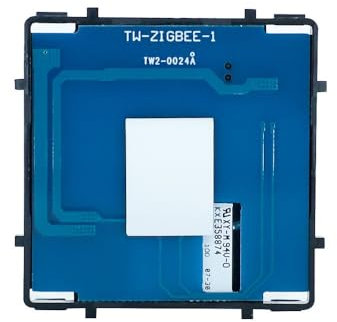 CNBINGO Zigbee Smart Wall Schalter Funktionstaste, 1 Fach Schalter, 50 mm x 50 mm, mit LED-Anzeige, Neutralleiter Erforderlich, 600 W/Fach