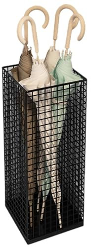 Umbrella Stand - Umbrella Holder | Umbrella Stand for Hallway | Metal Umbrella Stand Rack | Square Standing Umbrella Holder | Entryway Umbrella Holder Rack Organizer for Walking Sticks, Umbrellas