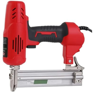 Cloueuse Pistolet à ongles électrique for le travail du bois, Portable, multifonctionnel, à double usage, outils électriques professionnels, accessoires(blanc)