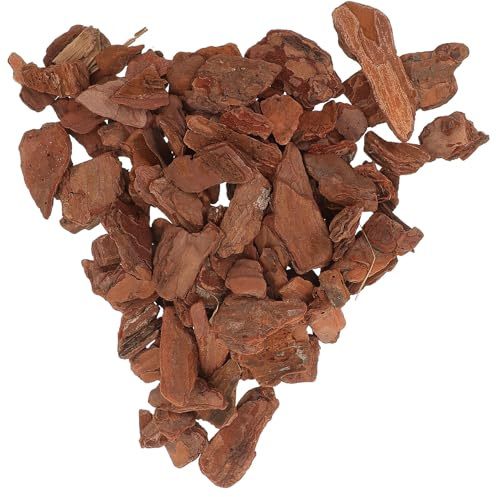 SEWACC Copeaux D'écorce de Pin Paillis Rustique et Vif pour Terrarium de Reptiles pour Décoration et Habitat Paquet de 1 de Petits Animaux
