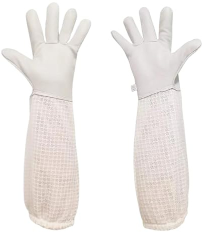 Generisch Guantes de apicultor – protectora de piel de oveja transpirable