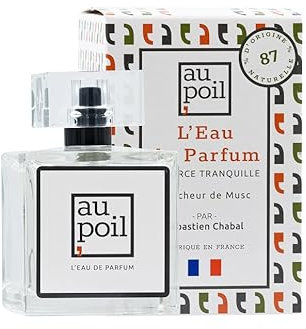 AU POIL l'Eau de Parfum pour Homme La force tranquille Fraicheur de Musc par Sébastien Chabal
