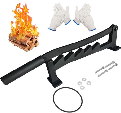 Cortador de troncos manual, Cortador de leña for montaje en pared, Cortador de troncos manual Navaja, Cortador de troncos manual, Petardo, Herramienta for cortar leña al aire libre, Acero al carbono