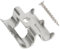 100 clip per terrazze, con viti, clip in acciaio inox, clip di fissaggio, distanziatori per assi da terrazza, distanziatori nascosti per assi in WPC/BPC (#A 6 spore)